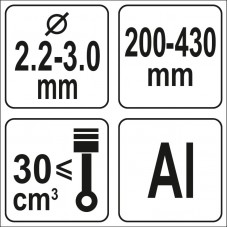 YT-85111 YATO Cap din aluminiu turbo pentru trimme..